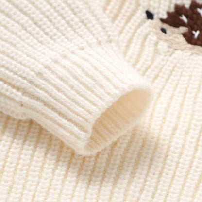 Cable-Knit Baby & Toddler Sweater – Soft Winter Pullover with Crew Neck (6 Months–3 Years)