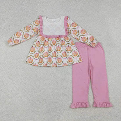 Harvest Charm Printed Two-Piece Outfit Sets for Baby & Toddler Girls