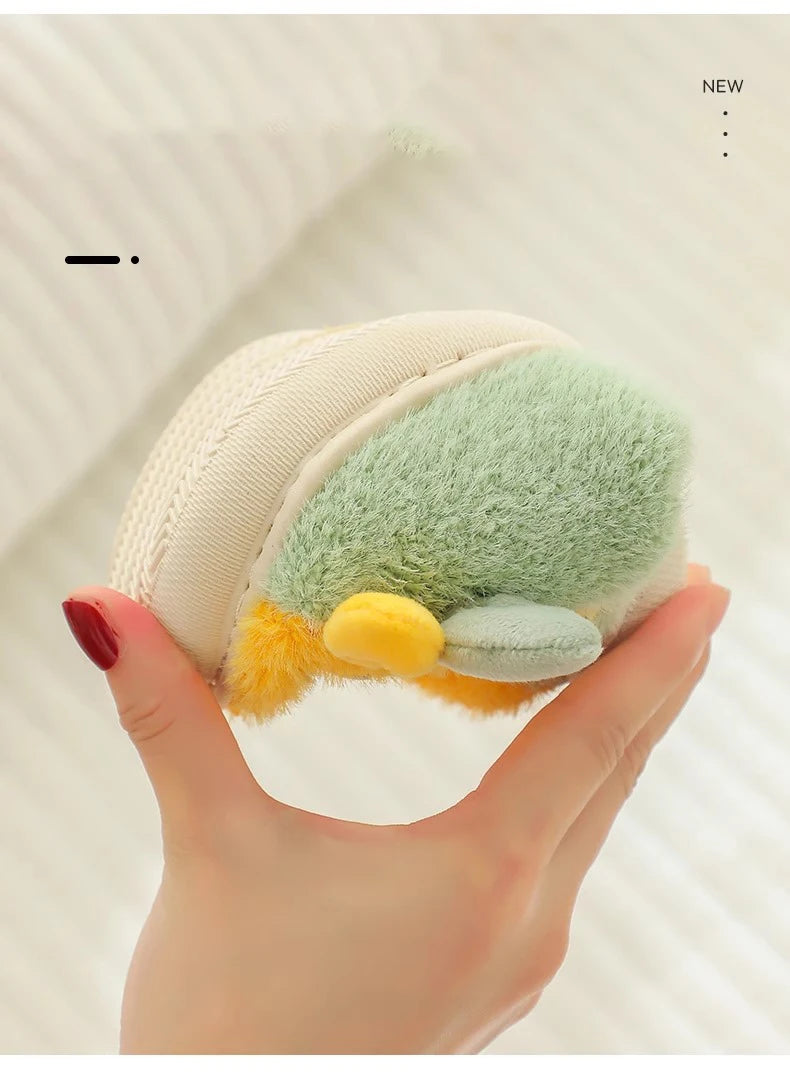 Plush Bunny Ear Kids Slippers – Warm Non-Slip Indoor Shoes for Toddlers & Kids