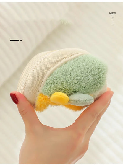 Plush Bunny Ear Kids Slippers – Warm Non-Slip Indoor Shoes for Toddlers & Kids