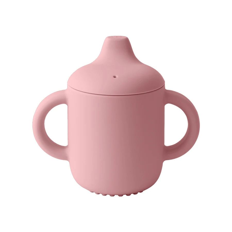 Dual-Handle Silicone Sippy Cup for Babies & Toddlers