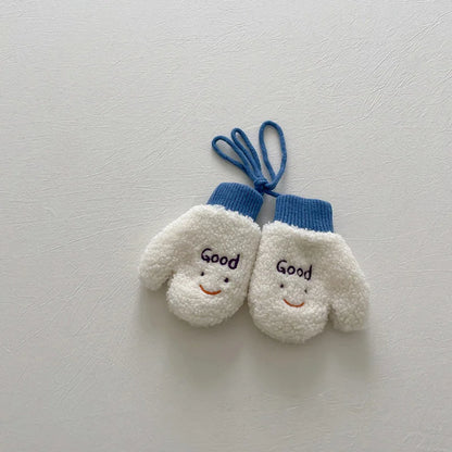Lamb Fleece Baby Mittens – Cozy Plush Winter Gloves for Toddlers (1–4 Years)