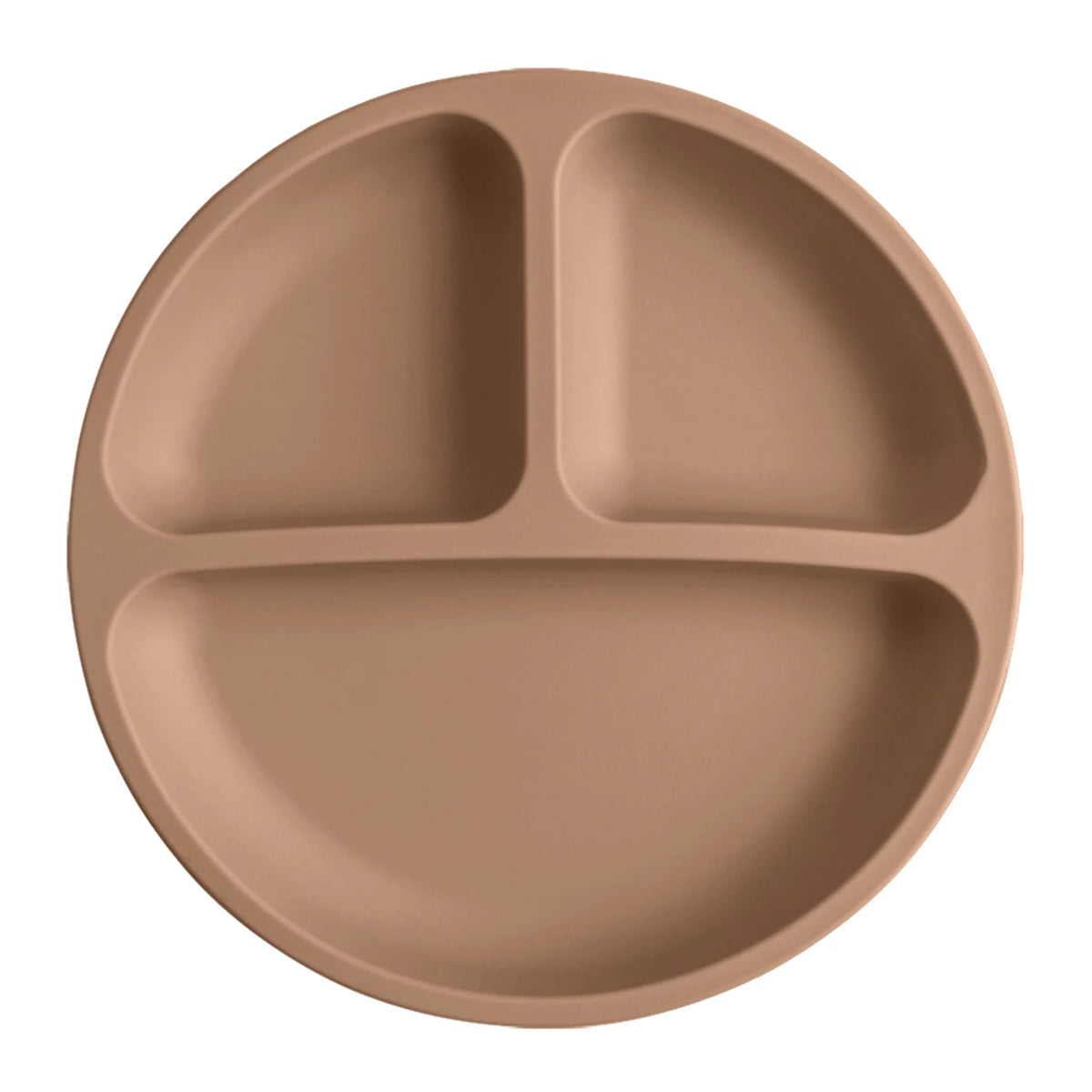 Three-Compartment Silicone Baby & Toddler Divided Plate