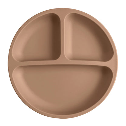 Three-Compartment Silicone Baby & Toddler Divided Plate