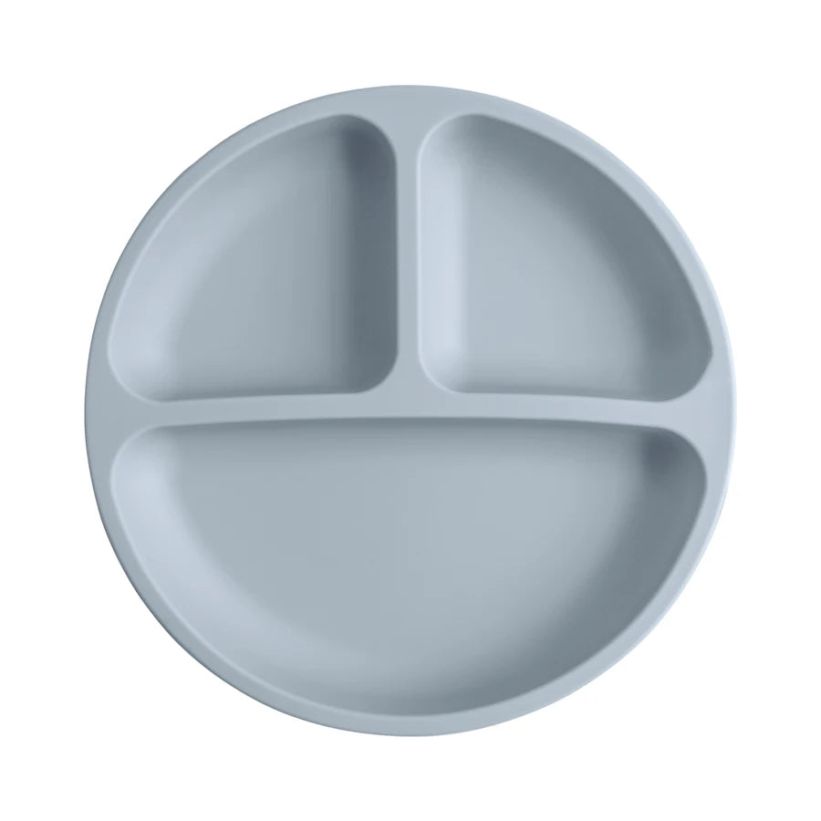 Three-Compartment Silicone Baby & Toddler Divided Plate