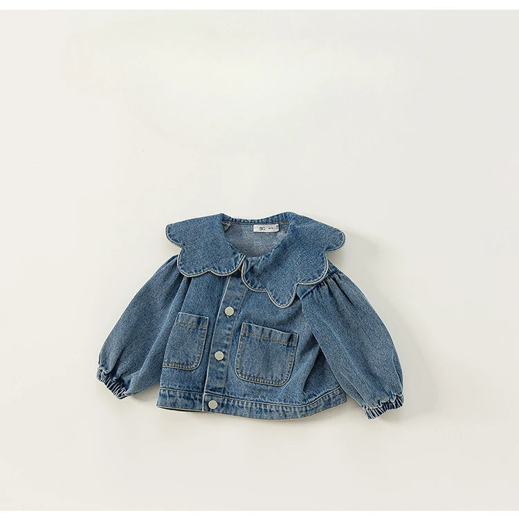 Ruffle Collar Denim Jacket for Girls (1-6 years)