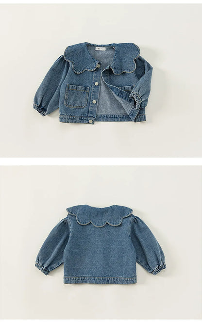 Ruffle Collar Denim Jacket for Girls (1-6 years)