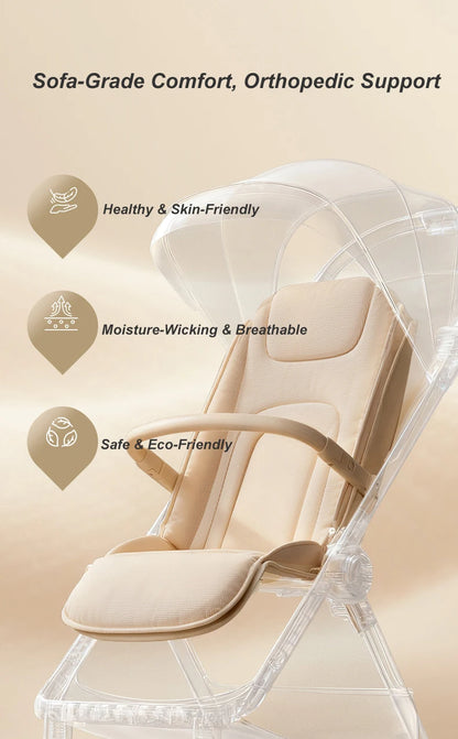 Lightweight Compact Travel Stroller with Reclining Seat – One-Hand Fold & UPF 50+ Canopy