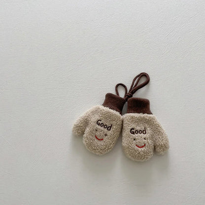 Lamb Fleece Baby Mittens – Cozy Plush Winter Gloves for Toddlers (1–4 Years)