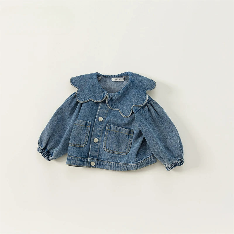 Ruffle Collar Denim Jacket for Girls (1-6 years)