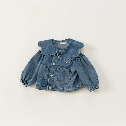 Ruffle Collar Denim Jacket for Girls (1-6 years)