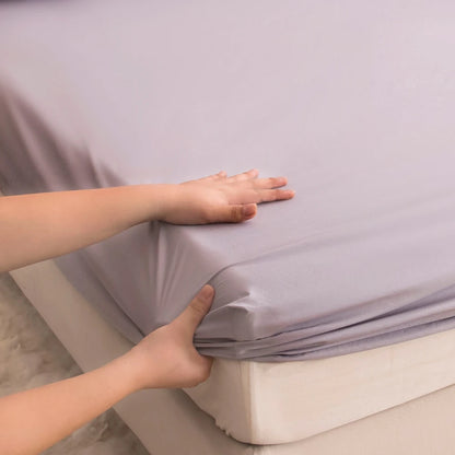 Waterproof Deep Pocket Fitted Sheet with TPU Mattress Protection