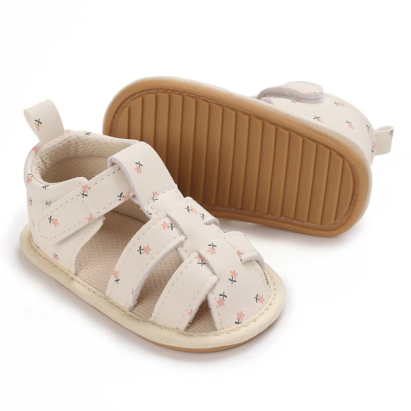 Ditsy Floral Fisherman Sandals for Baby Girls