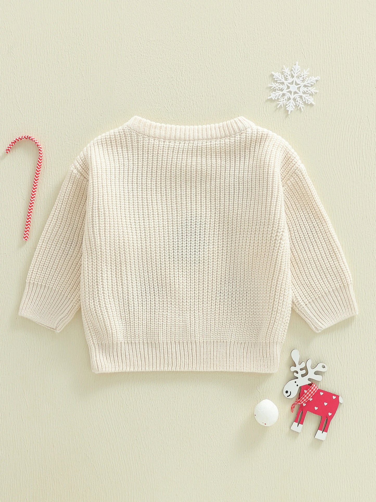 Gingerbread Knit Pullover Sweater for Babies & Toddlers