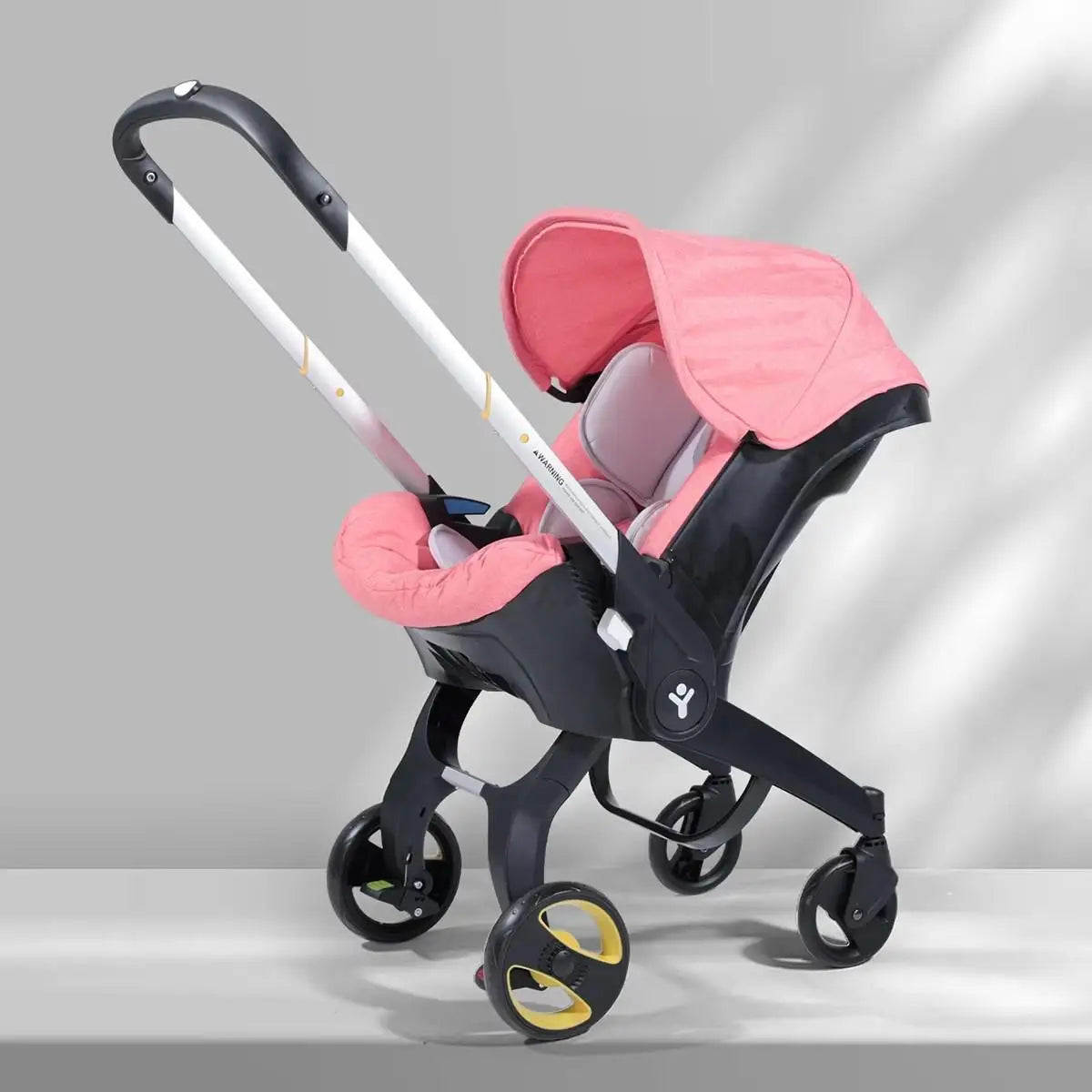 Car Seat Stroller Hybrid – 3-in-1 Infant Travel System with One-Click Wheels