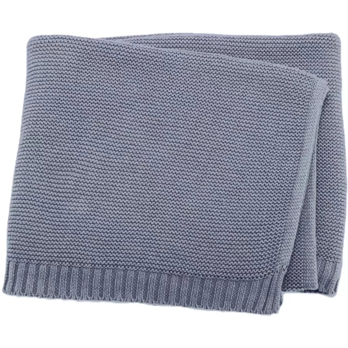 Personalized Embroidered Name Cotton Knit Baby Blanket