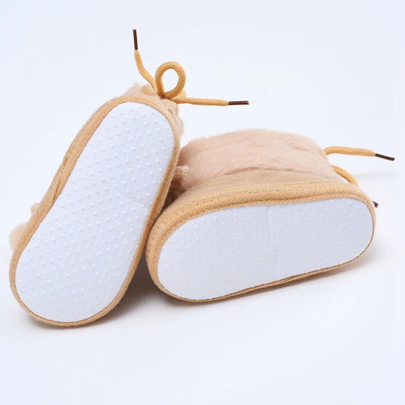 Winter Baby Snow Boots – Plush Warm First Walker Booties (0–18 Months)