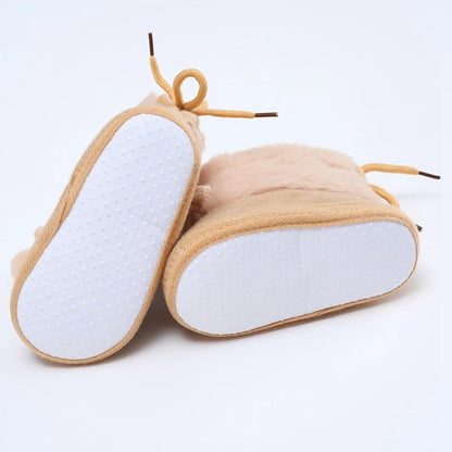 Winter Baby Snow Boots – Plush Warm First Walker Booties (0–18 Months)