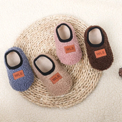 Sherpa Fleece Slip-On Slippers for Babies & Toddlers
