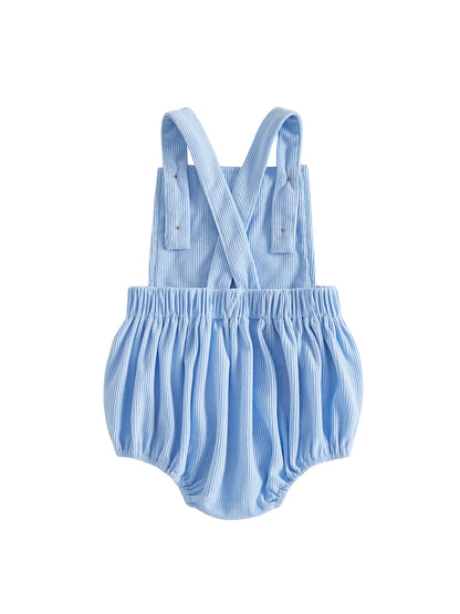 Citgeett Summer Infant Baby Boys Birthday Outfit Cute Bear Cake Embroidery Bodysuit Overalls Clothes