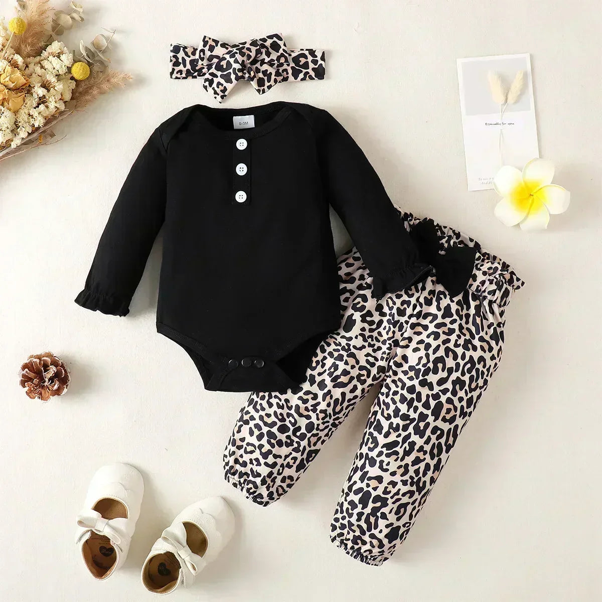 Daisy Tulle Bow Outfit Set for Baby Girls