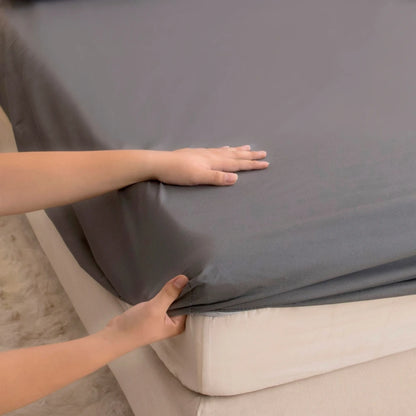 Waterproof Deep Pocket Fitted Sheet with TPU Mattress Protection