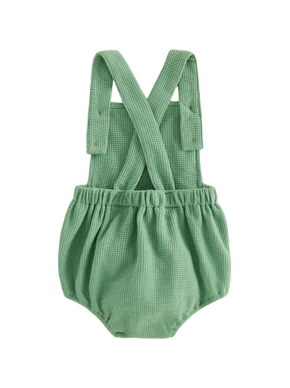 First Birthday Dinosaur Overall Romper for Baby Boys