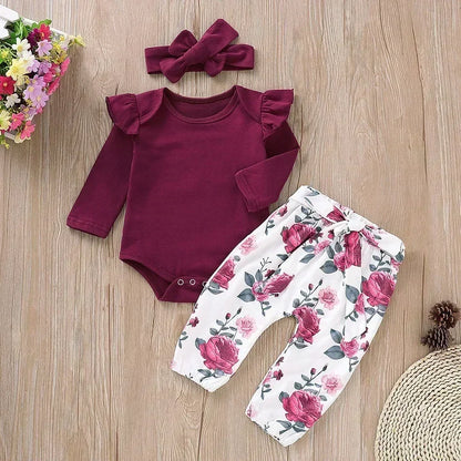 Daisy Tulle Bow Outfit Set for Baby Girls