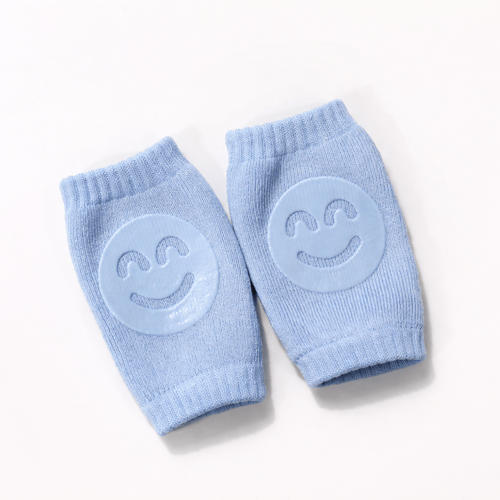 Smiley Face Baby Knee Pads – Soft Anti-Slip Crawling Protectors for Babies & Toddlers