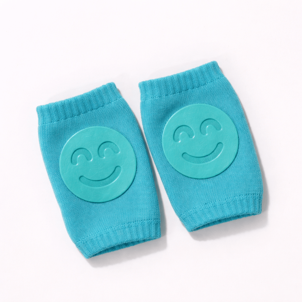 Smiley Face Baby Knee Pads – Soft Anti-Slip Crawling Protectors for Babies & Toddlers