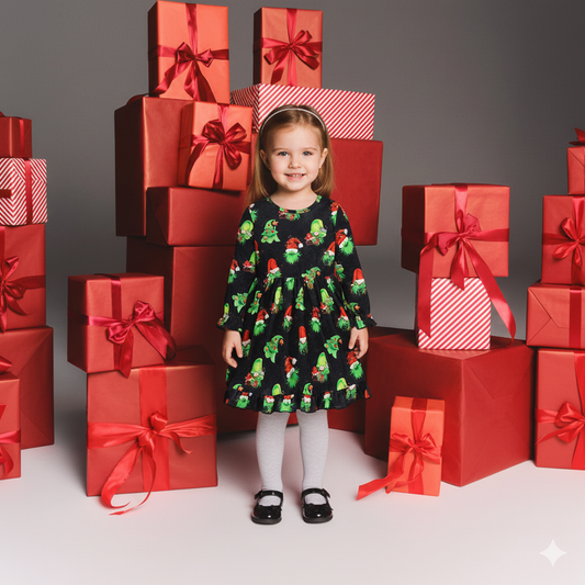 Toddler Girls’ Festive Dress & Vest Set (4-5 Years)