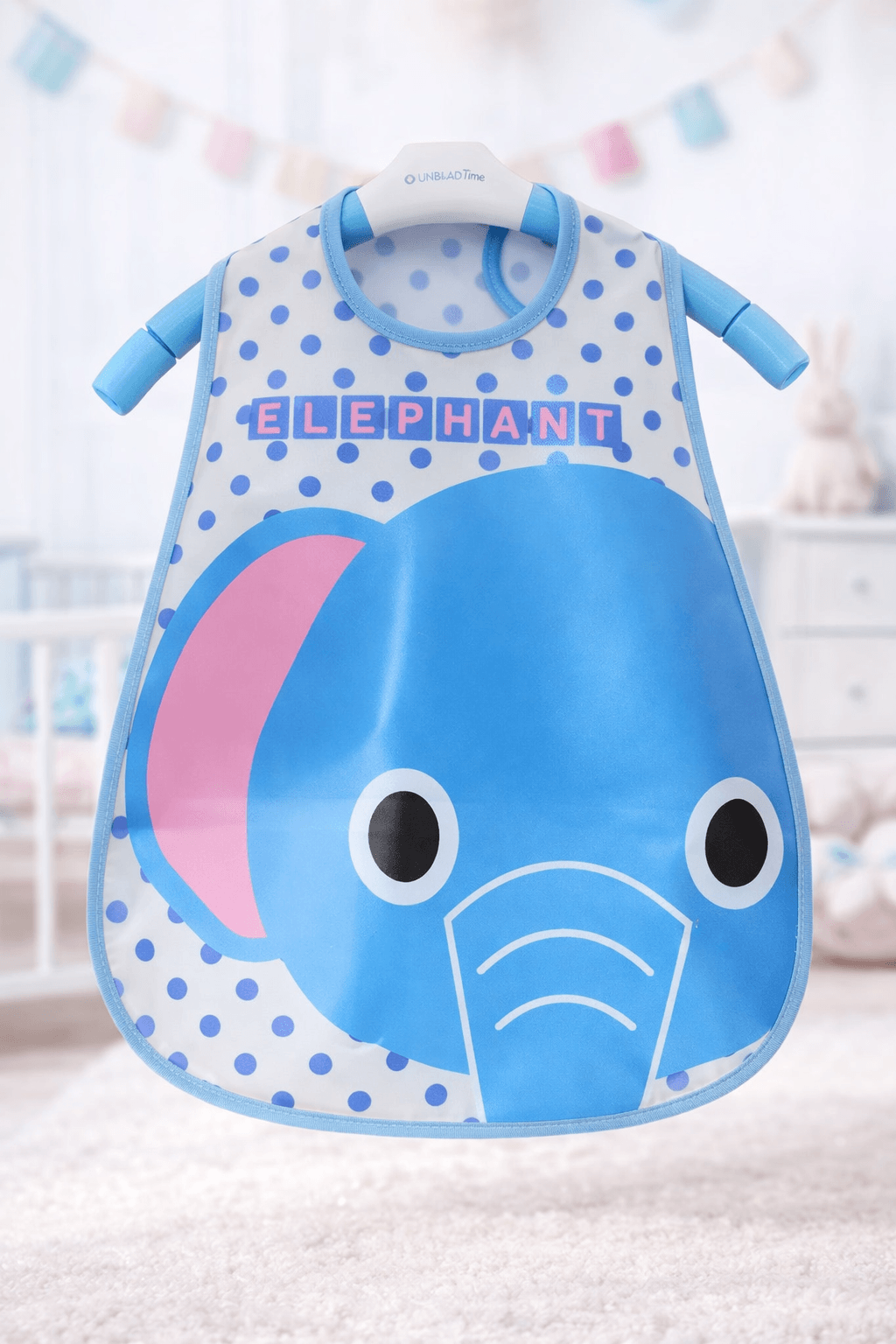 Waterproof EVA Baby Bib – Wipe-Clean Cartoon Print Feeding Bib for Babies & Toddlers