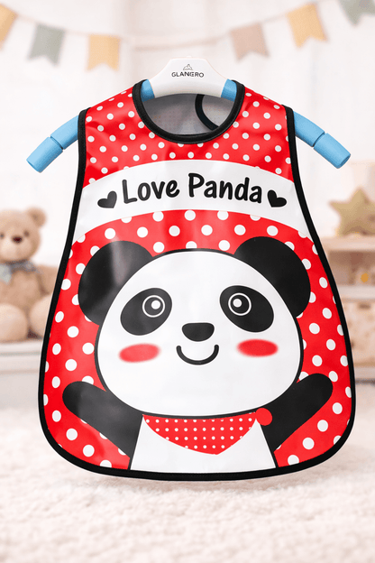 Waterproof EVA Baby Bib – Wipe-Clean Cartoon Print Feeding Bib for Babies & Toddlers