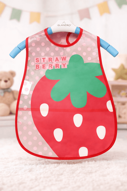 Waterproof EVA Baby Bib – Wipe-Clean Cartoon Print Feeding Bib for Babies & Toddlers