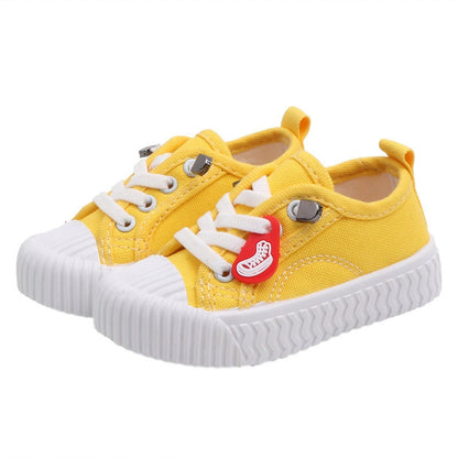Autumn Korean Style Children’s Candy-Colored Canvas Shoes