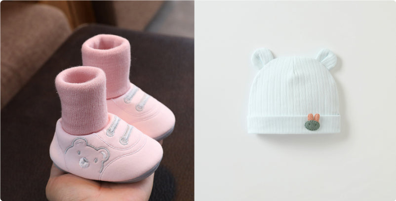 Baby Winter Booties – Non-Slip Plush Sock Shoes for Toddlers (1–3 years)