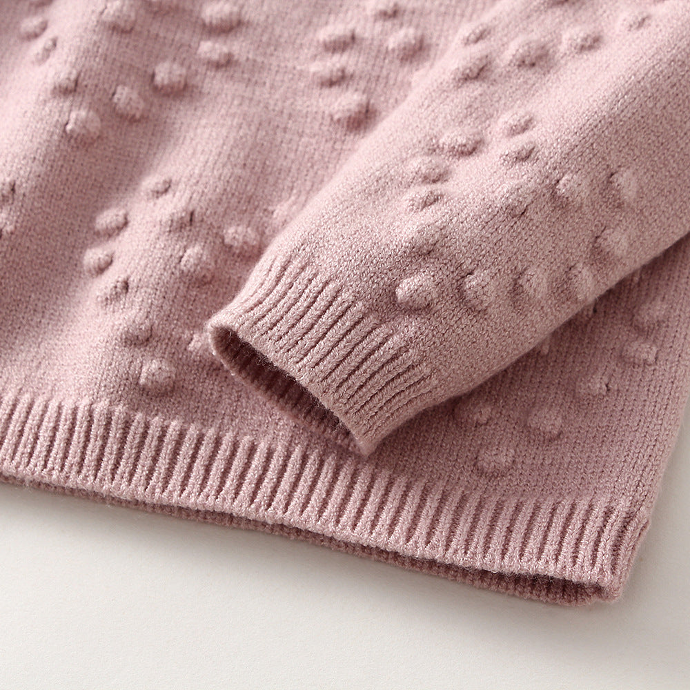 Heart Knit Baby Girl Sweater & Pants Set – Cozy Cotton 2-Piece Outfit for Babies & Toddlers