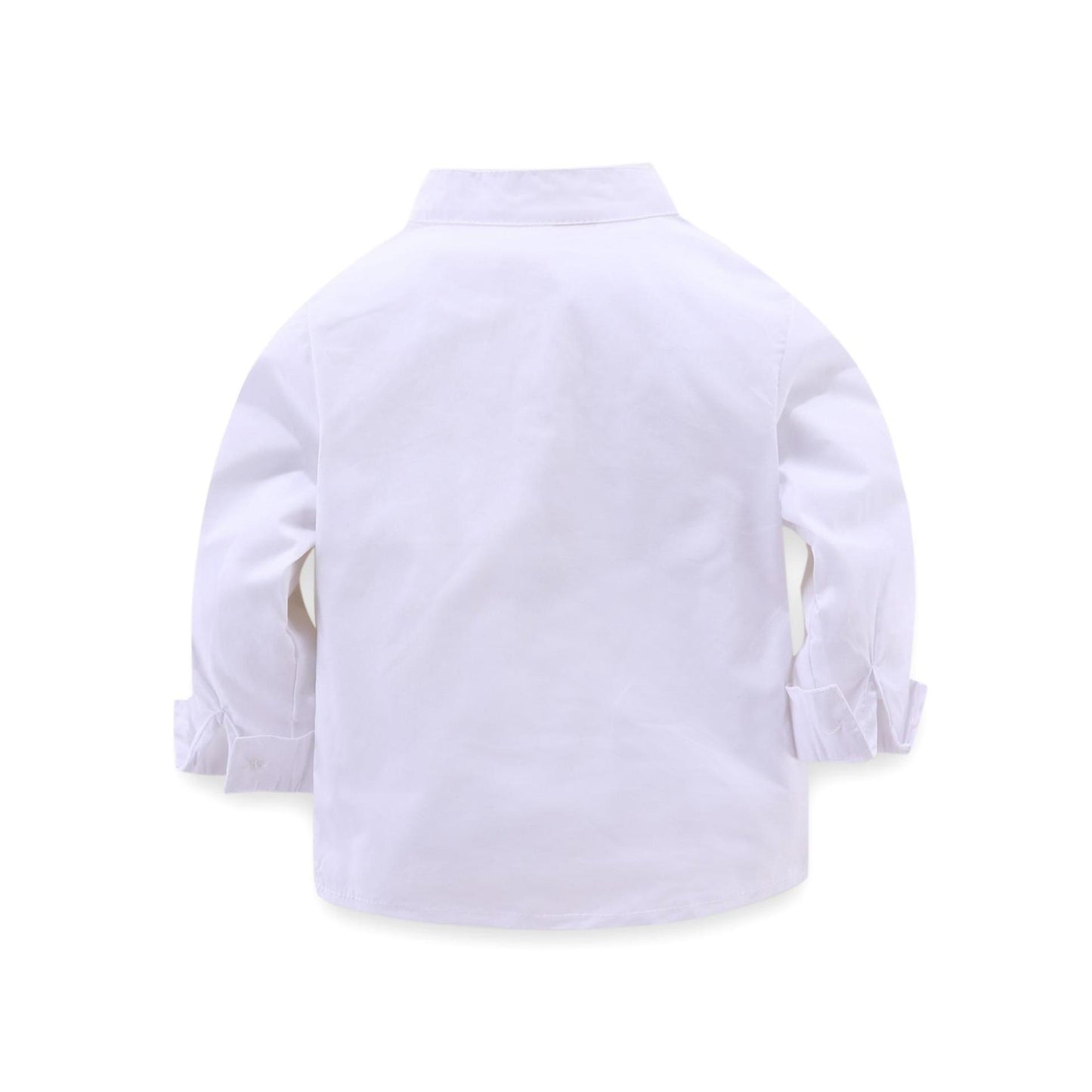 Little Gentleman Suspender Suit Set for Boys – Classic Shirt & Pants Outfit for Special Occasions