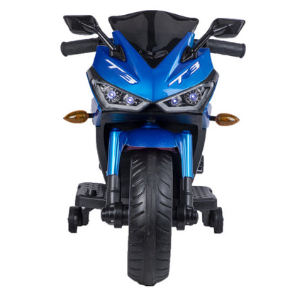 12V Kids Electric Motorcycle Ride-On Toy with Training Wheels