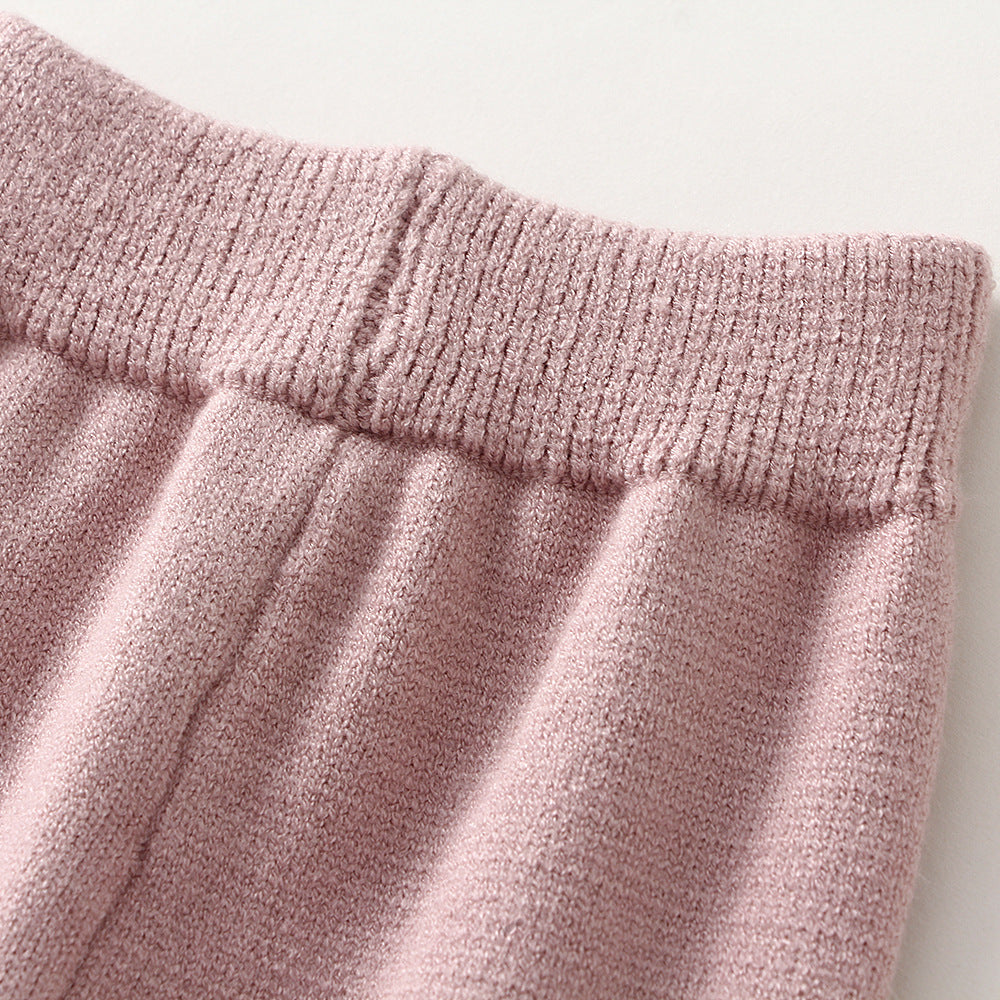 Heart Knit Baby Girl Sweater & Pants Set – Cozy Cotton 2-Piece Outfit for Babies & Toddlers