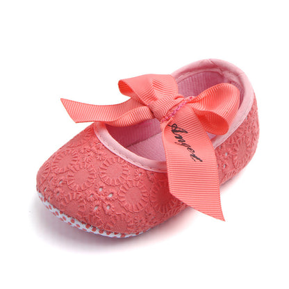 Baby Girl Bow Shoes – Soft, Non-Slip & Comfortable