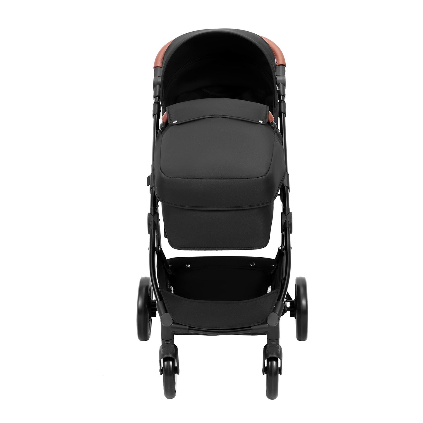 Reversible Baby Stroller with Bassinet & Reclining Seat – Foldable Travel Stroller for Newborns to Toddlers