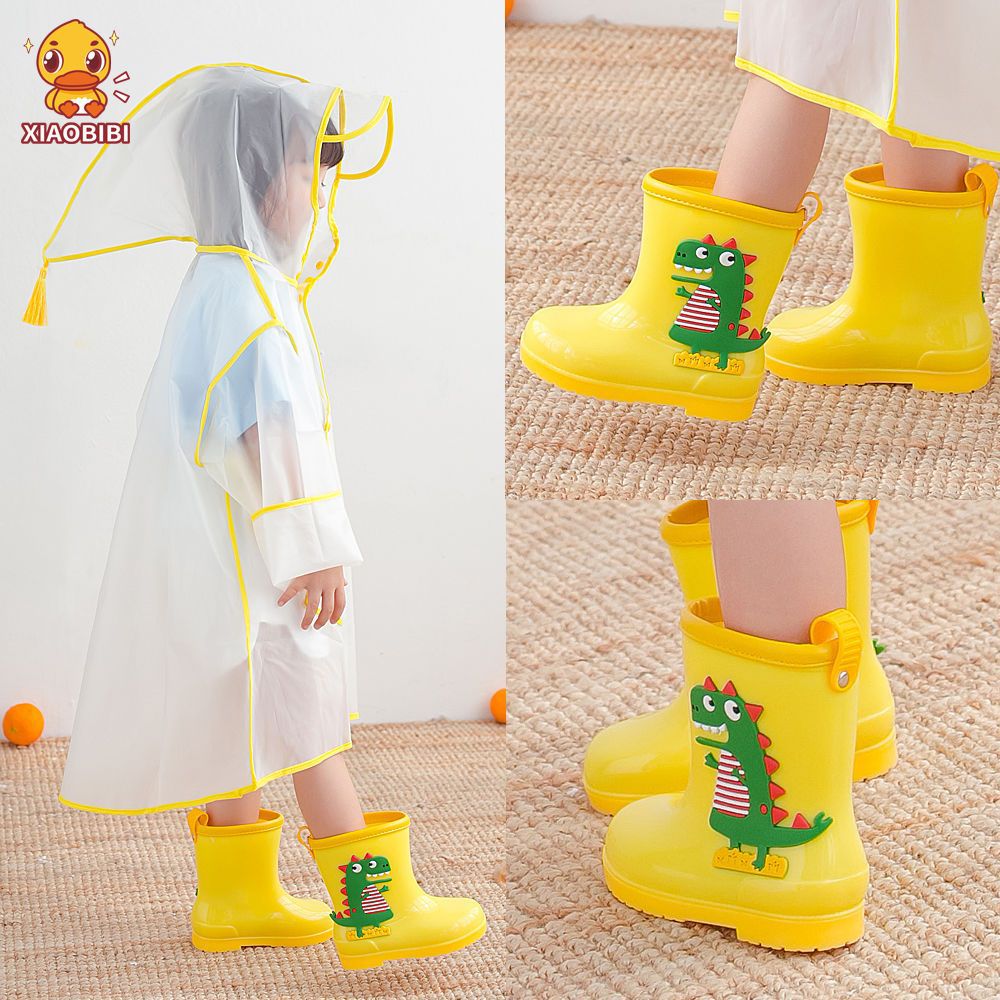 Kids’ Dinosaur Rain Boots – Waterproof, Non-Slip, Soft & Lightweight