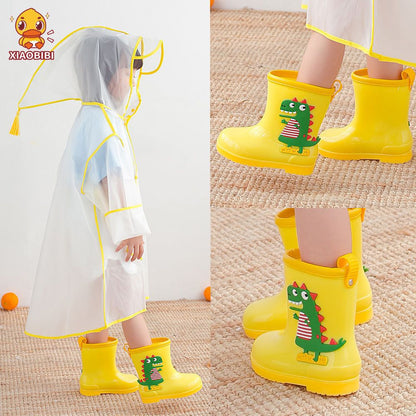 Kids’ Dinosaur Rain Boots – Waterproof, Non-Slip, Soft & Lightweight