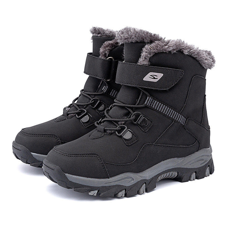 Kids Waterproof Winter Boots (Fleece-Lined Option) – Non-Slip Outdoor Ankle Boots