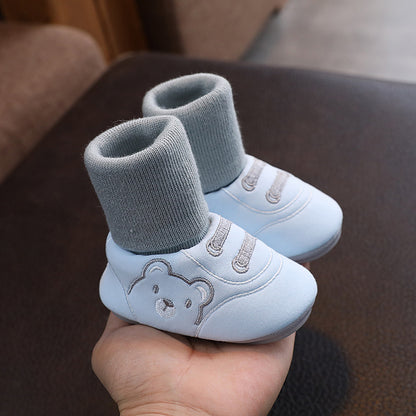Baby Winter Booties – Non-Slip Plush Sock Shoes for Toddlers (1–3 years)