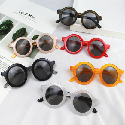 Kids Round Sunglasses (UV400) – Korean-Inspired Retro Shades for Toddlers & Kids