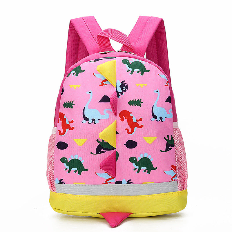 Kids Dinosaur Backpack for Preschool & Kindergarten – Lightweight Nylon School Bag