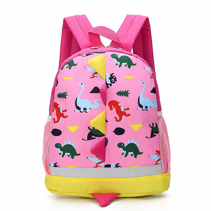 Kids Dinosaur Backpack for Preschool & Kindergarten – Lightweight Nylon School Bag