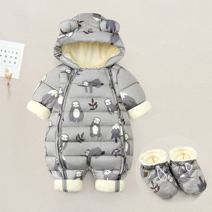 Baby Winter Down Jacket – Ultra-Warm Hooded Snowsuit